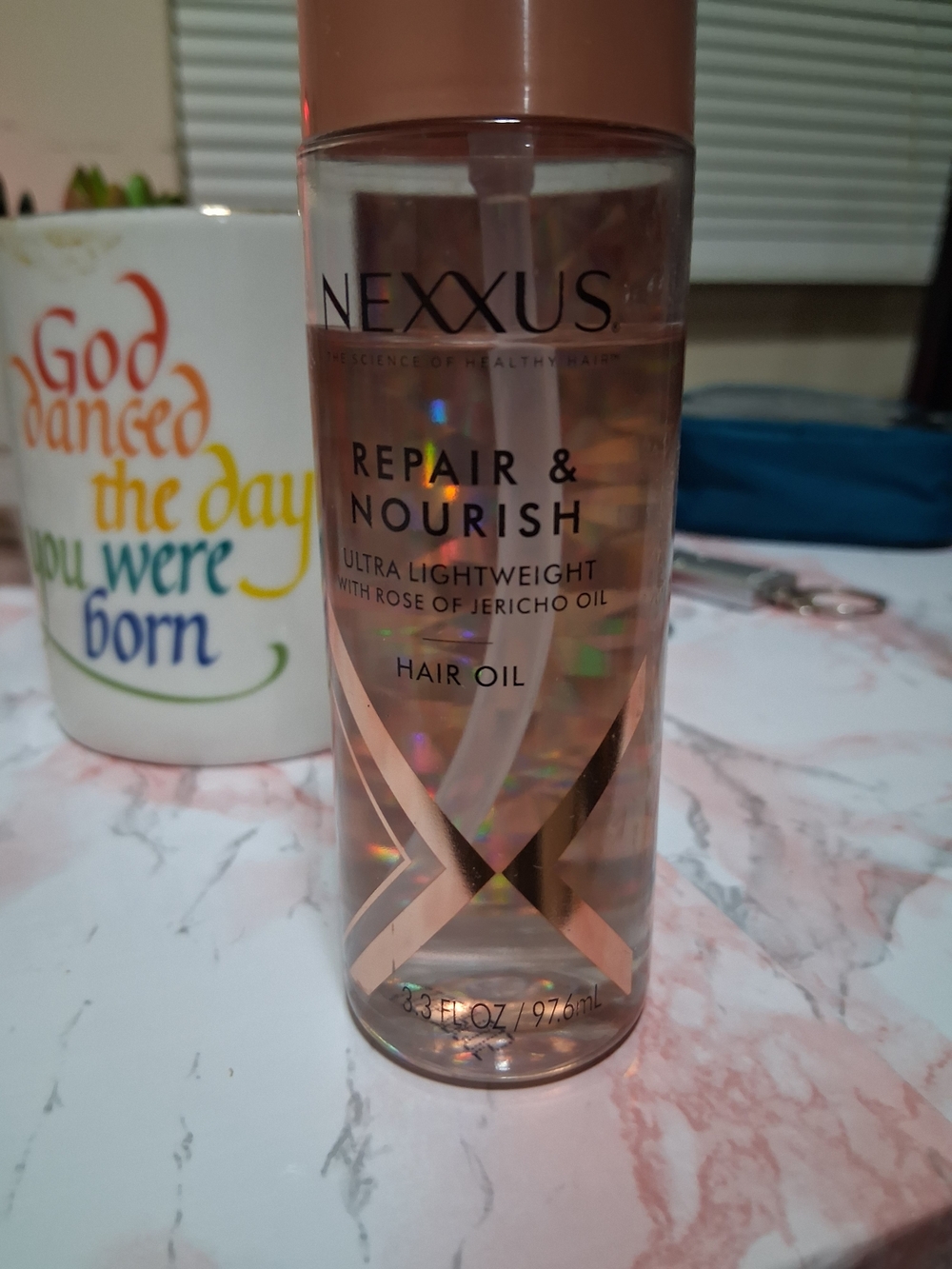 Nexxus Repair & Nourish Lightweight Hair Oil - Rose Gold